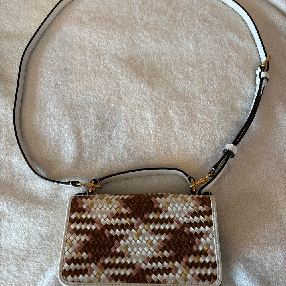 Tory Burch Multicolor Woven Crossbody Bag - Picture 8 of 15